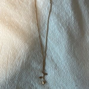 SHEIN rose necklace (gold)